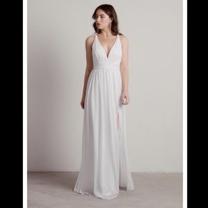 Never worn! Maniju dress (purchased via Tobi) - White - Size large - Never worn.